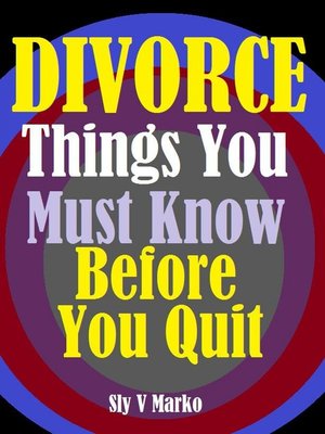 cover image of Things You Must Know Before You Quit